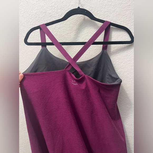 Beyond Yoga Plum Move It Spacedye Dress w/ Shorts - XL | Athleisure & Pilates - Picture 4 of 8